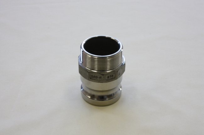 Kamlock Type F, Male adapter, male threaded. 