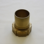 Lug Nut Type L158, Coupling female threaded with smooth hose tail and collar for safety clamps assembly. 