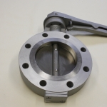 Butterfly valve Type VP DI, Aluminium butterfly valve with seal and valve in stainless steel.